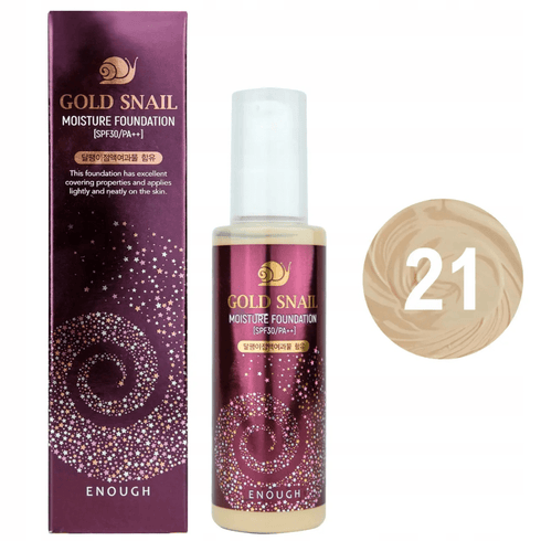 Basta con il fondotinta Gold Snail Moisture #21