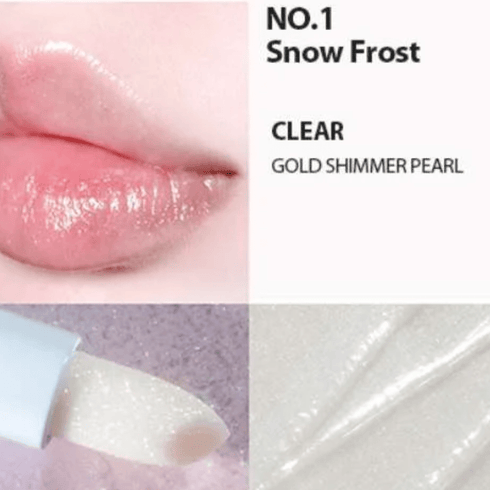 Balsamo labbra vegano Glacier - N.1 Snow Frost