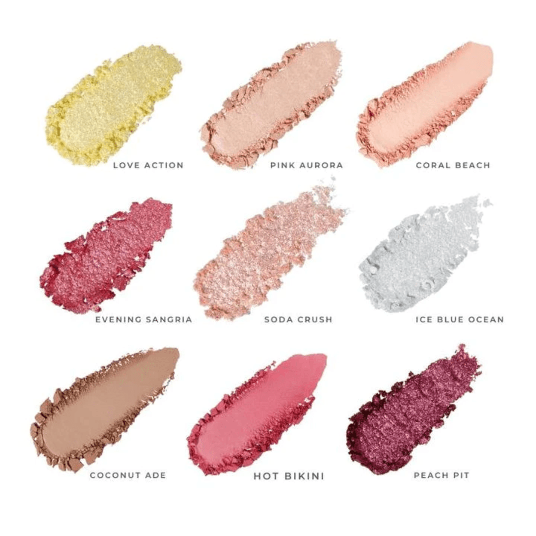 Glitterpedia Eye Palette - 7 All of Peach Ade - WowSkin Romania