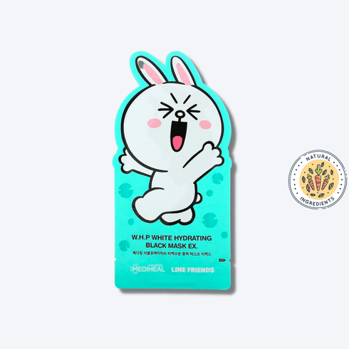 Line Friends WHP White Hydrating Black Mask Ex.