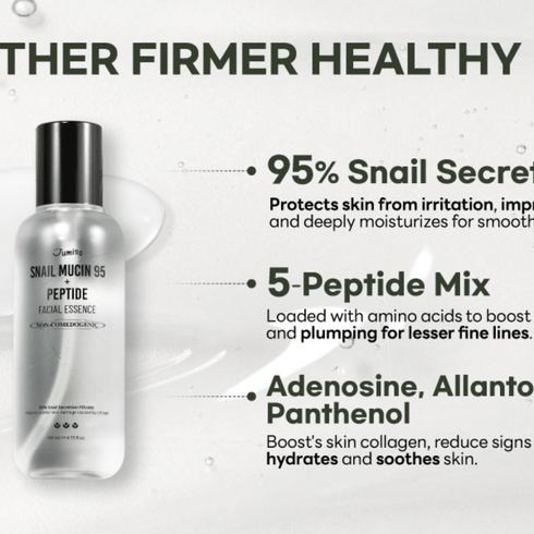 Mini Snail Mucin 95 + Peptide Essenza viso 50 ml