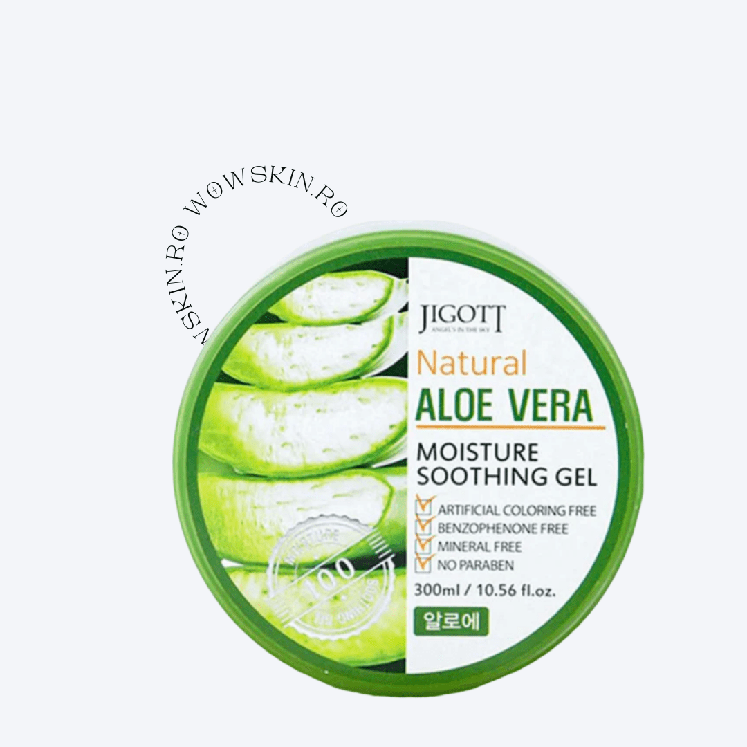Natural Aloe Vera Moisture Soothing Gel - WowSkin Romania