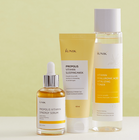 Set with propolis for dry and sensitive skin