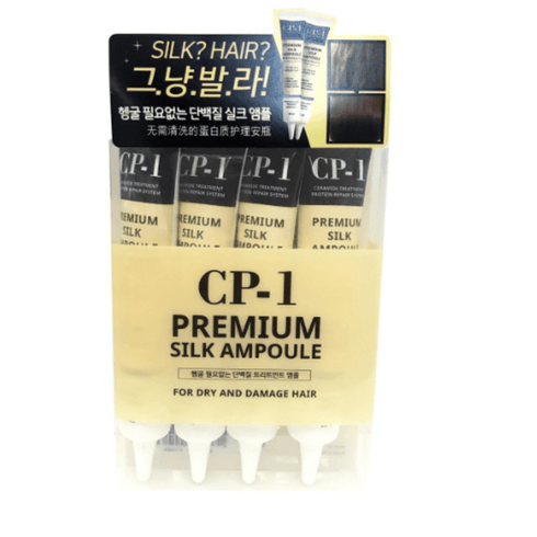 SET Siero per capelli PROTEINE DELLA SETA CP-1 Fiala di seta Premium 4 pezzi