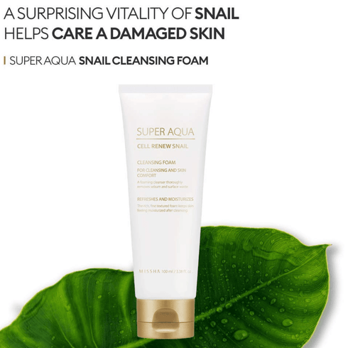 Schiuma detergente Super Aqua Cell Renew Snail